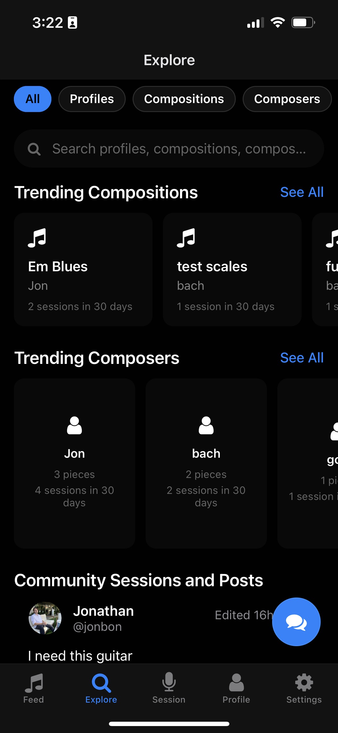 Motif app screenshot