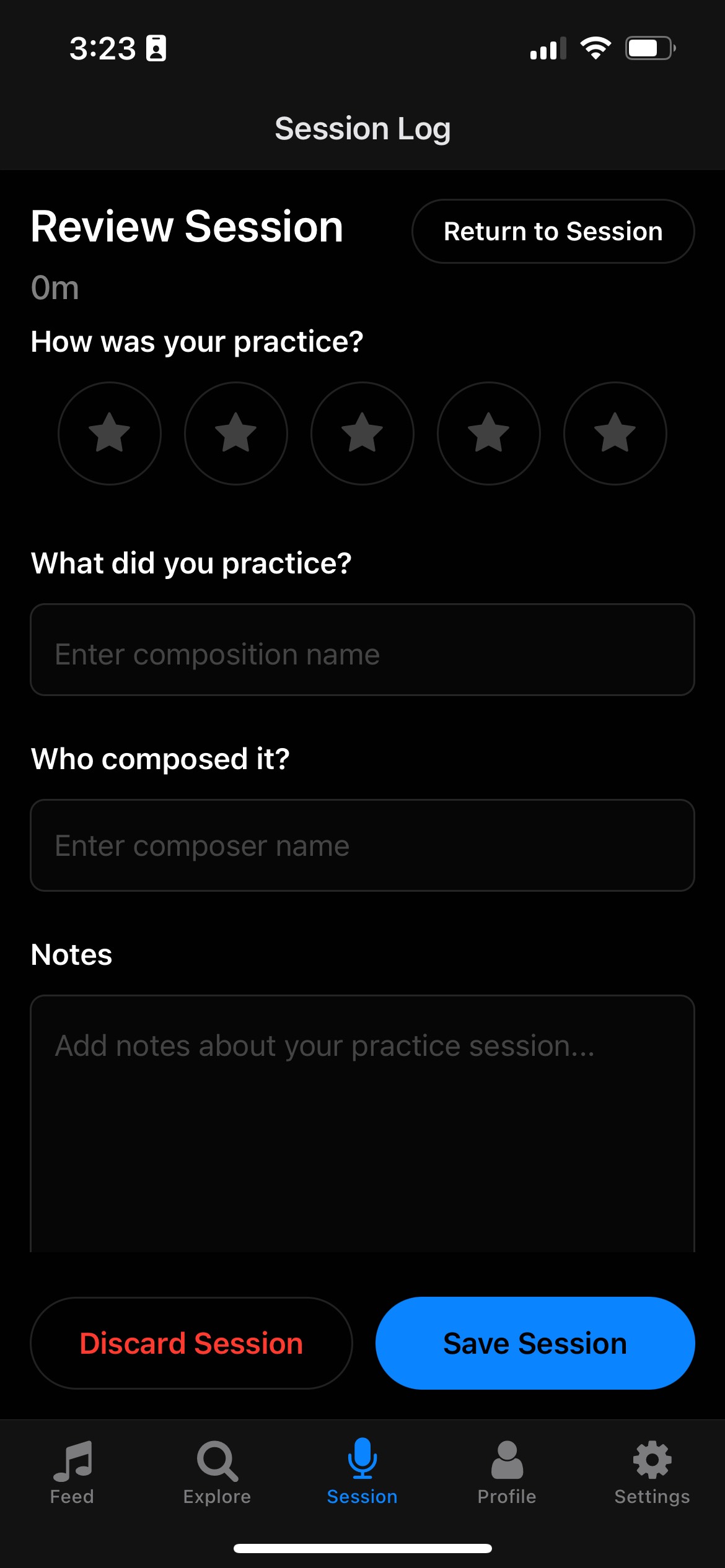 Motif app screenshot